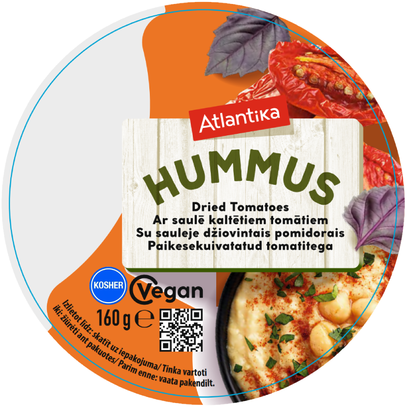 hummus dried tomatoes